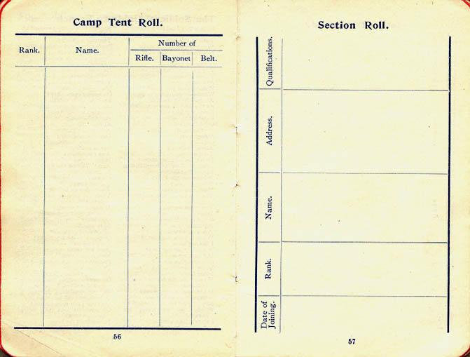 1916 Wilson diary, page 56/57.