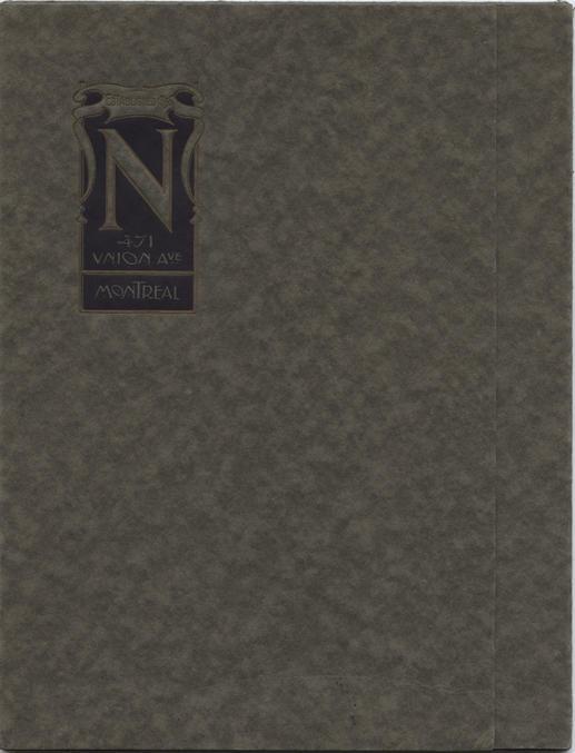 Convocation memorabilia, no date, cover