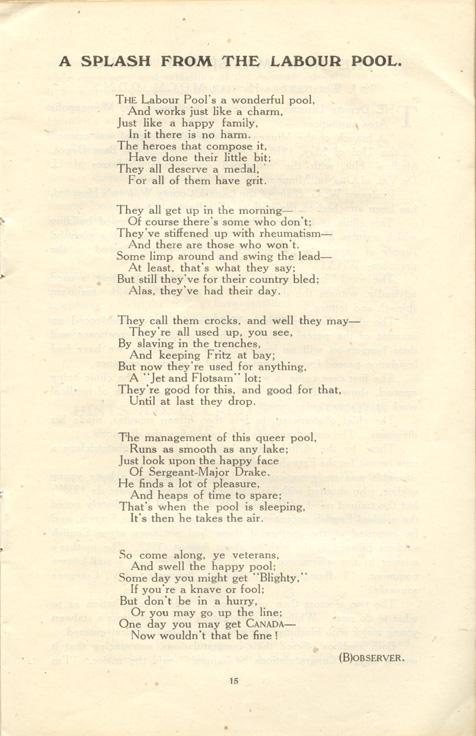 Canadian General Base
Depot Magazine
September 1918
Page 15